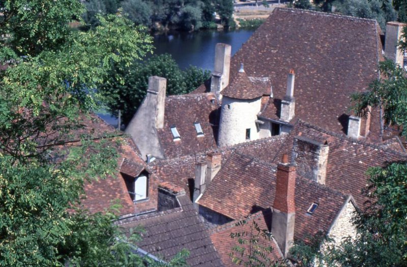 Maison au Blanc vu d'en haut