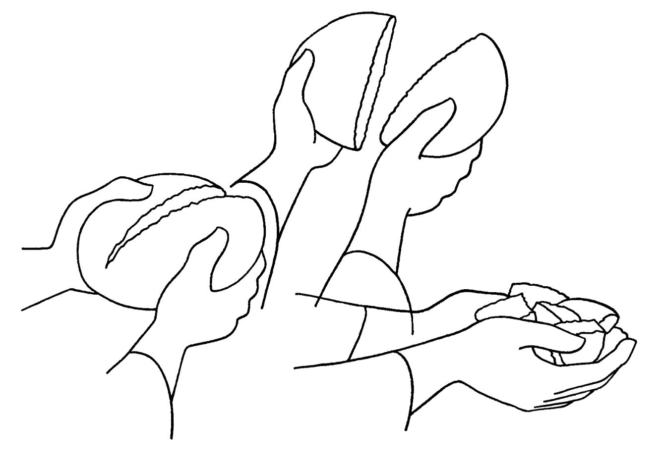 Jésus partage le pain - Jean-François Kieffer