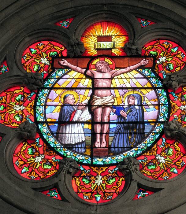 Vitraux des fondateurs La Puye