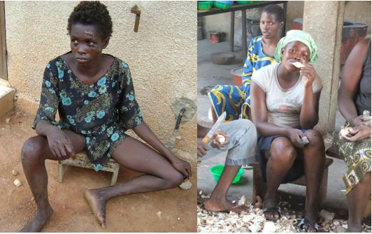 À l'arrivée au Centre et après quelques semaines.