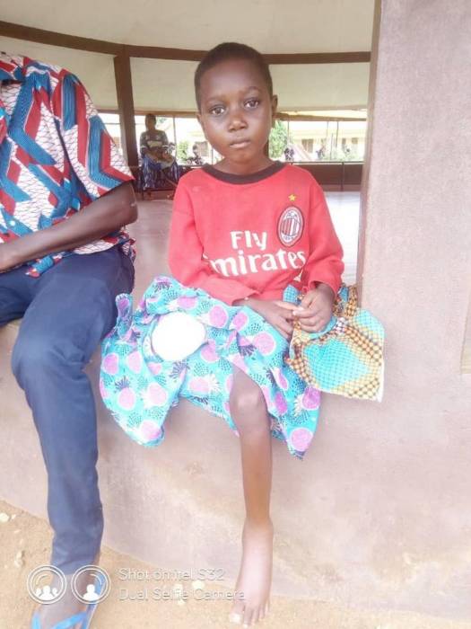 Tiélourgo venue nous visité au Centre pendant sa convalescence